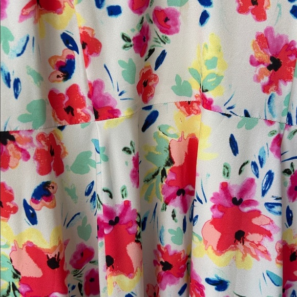 Yumi Kim Anthropologie Floral MidiDress Vacation Resortwear Spring Sz L - Picture 3 of 7
